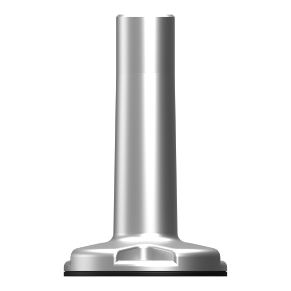 Harmony xvb7 - base montage plastique argent avec tube - pour colonne - Schneider Electric - XVZ02Q