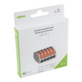 Blister de 5 bornes Wago 222 5x4mm² - Wago - 222415/995005