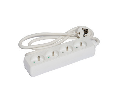 Bloc 4 prises Xperty blanc 1,5m de câble ho5vvf 3g1 - Xperty - 448575