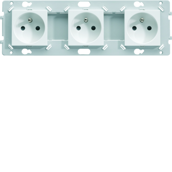 Essensya prise de courant de courant triple 2p+t - Hager - WE123