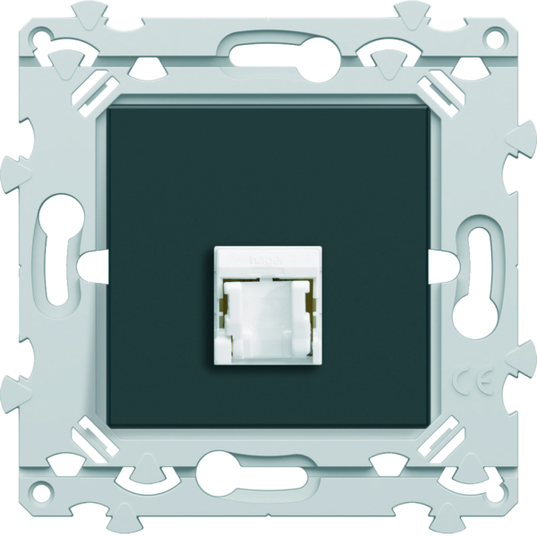 Rj45 cat.6 utp anthracite - Hager - WE225A