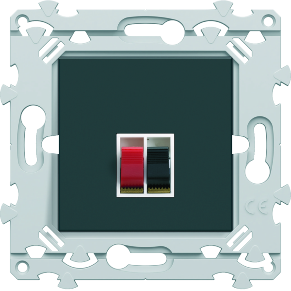 Prise hp simple anthracite - Hager - WE290A