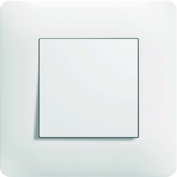 Plaque de finition essensya 1 poste pure - Hager - WE401