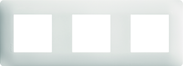 Plaque de finition essensya 3 postes pure - Hager - WE403