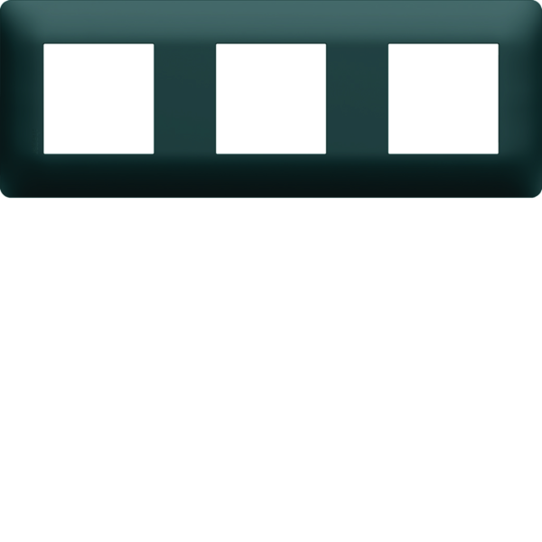 Plaque de finition essensya 3 postes anthracite - Hager - WE523