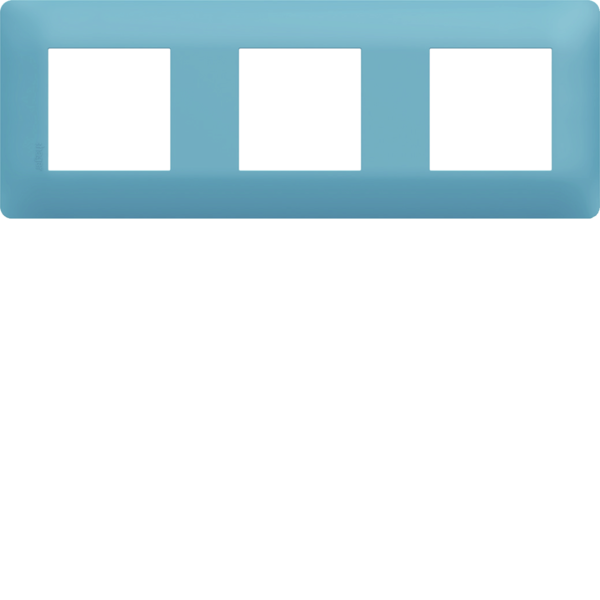 Plaque de finition essensya 3 postes rivera - Hager - WE533