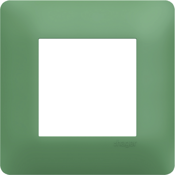 Plaque de finition essensya 1 poste botanic - Hager - WE541