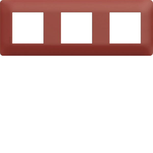 Plaque de finition essensya 3 postes sierra - Hager - WE563