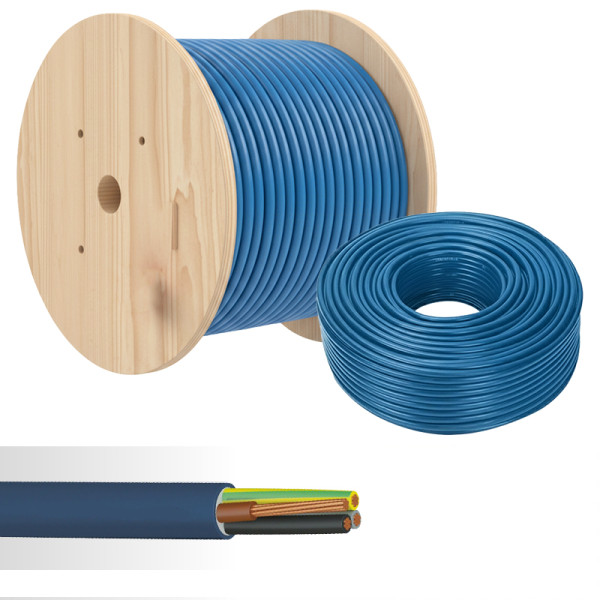 Câble électrique rigide FR-N1X6G3-R 4X35mm² bleu - NoName - 12665464