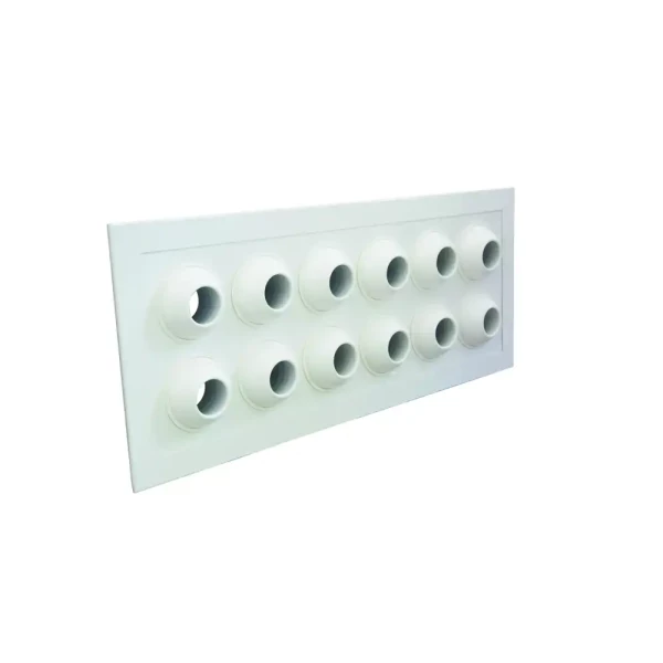 Diffuseur à buses ac 190 400x300 ral9003mat - Aldes - 11003470