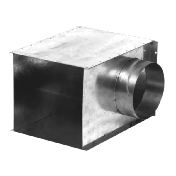 Plénum re f0 150x150mm avec piquage côté d125 pour diffuseur af704 - Aldes - 11003671