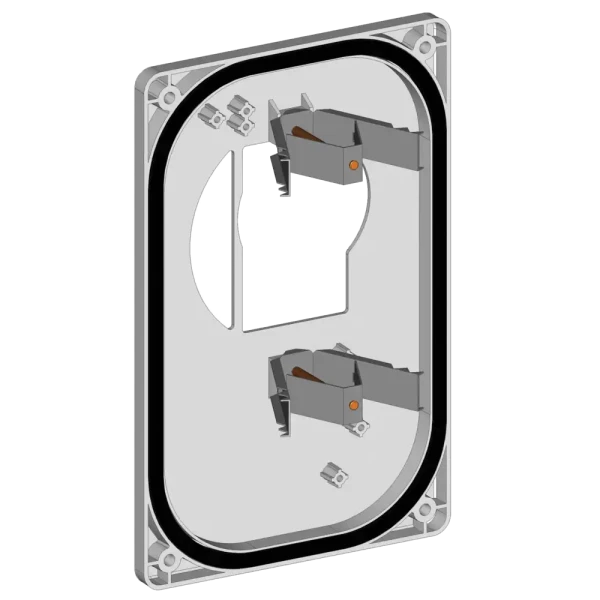 Platine de rénovation pour bouche bahia/bh à griffes - Aldes - 11015278