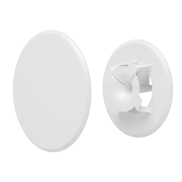 Kit grille plastique fixe r-colorline® 15-60m³/h d 80 mm - blanc - Aldes - 11022180