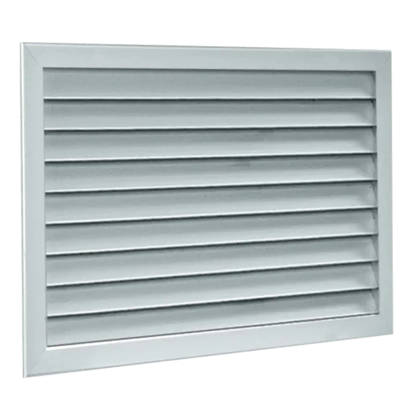Grille extérieure murale en alu anodisé pour air neuf / vicié ag 638 400x400mm - Aldes - 11052336