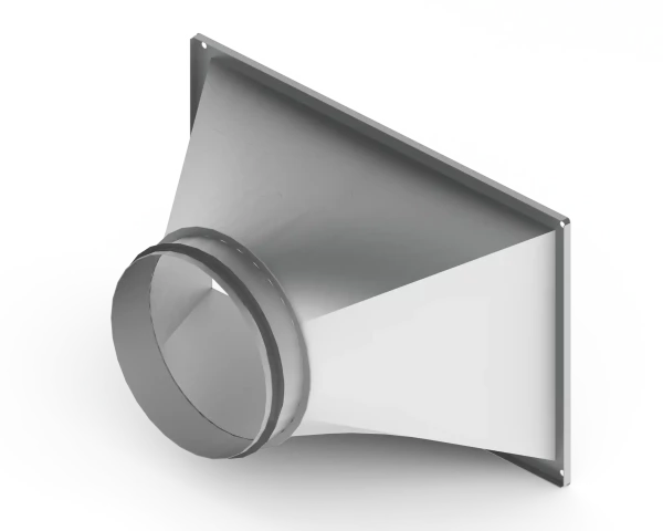 Pièce de transformation rectangulaire circulaire pour cx3030 - d315 - 1 pièce - Aldes - 11059298