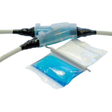 Boîte de jonction droite Klauke avec sachet de "magic gel" capacité maxi 4x25mm² - Klauke - MAGICJOINT25