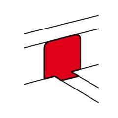 Dérivation vers changement de plan Legrand pour goulottes DLP monobloc avec couvercle 65mm - Legrand - 010771