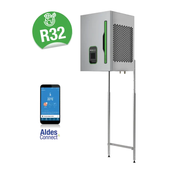 Unité intérieure t.one air 08 réversible + façade + support mural - Aldes - 35001427