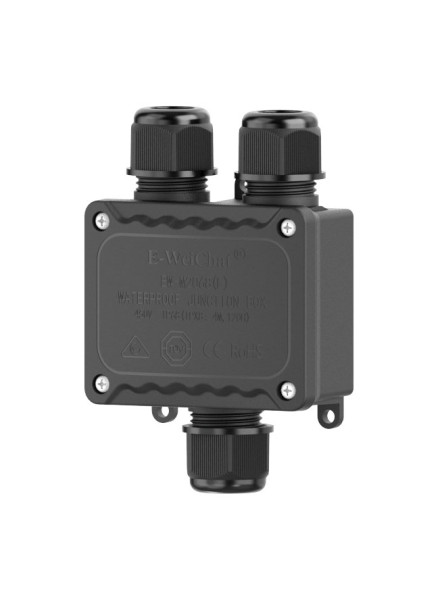 Raccord 3 câbles connecteur linéaire 3 pôles ip68 - Aric - 52063