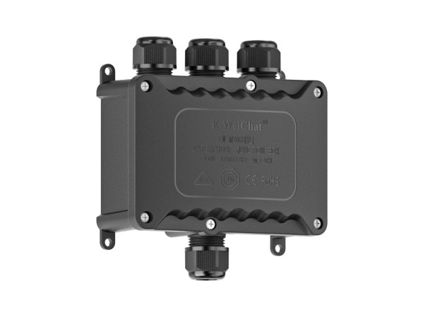 Raccord 4 câbles connecteur linéaire 3 pôles ip68 - Aric - 52064