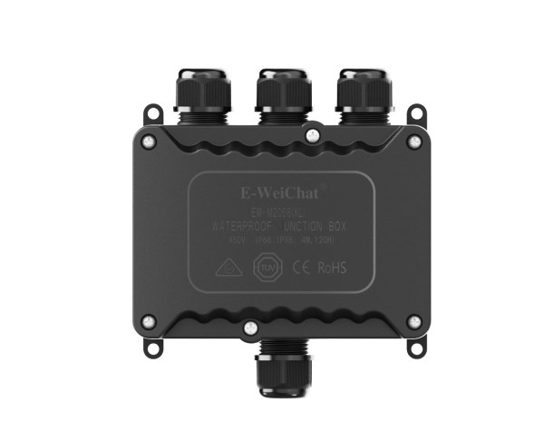 Raccord 4 câbles connecteur linéaire 3 pôles ip68 - Aric - 52064