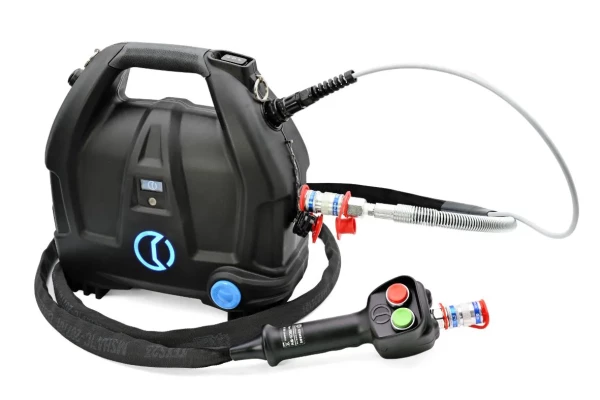 Groupe hydroélectrique 700 bar sur batterie 36v avec commande sur tête - Cembre - B70M-P36-CH