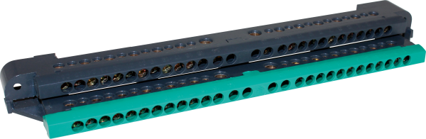 Bornier triphasé +neutre - Eurohm - 19053