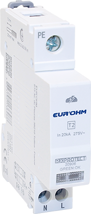 Pf 1p+n t2, imax 40ka, in 20ka 1m - Eurohm - 20906