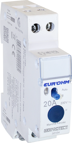 Contacteur jour/nuit 20a  1p+n 1f - Eurohm - 30104