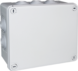 Bte ip55 à vis 1/4 tour 175x150x80 - 960° 10 x Ø16-32 - Eurohm - 50017