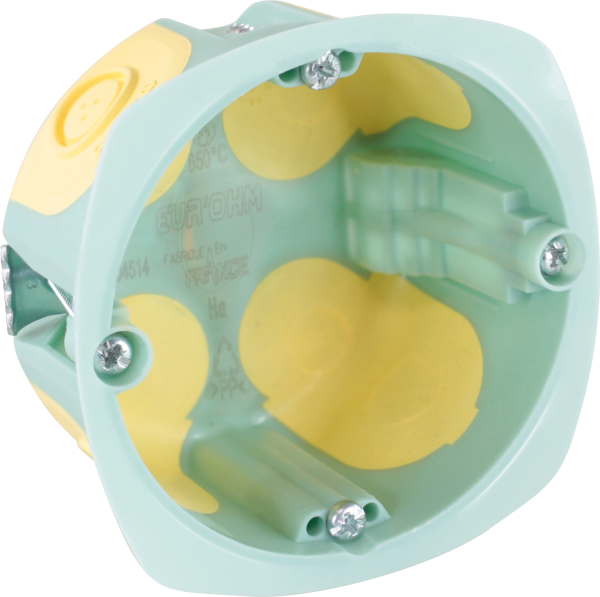 Boite simple organic box air'métic Ø 67 prof 40 - Eurohm - 52361