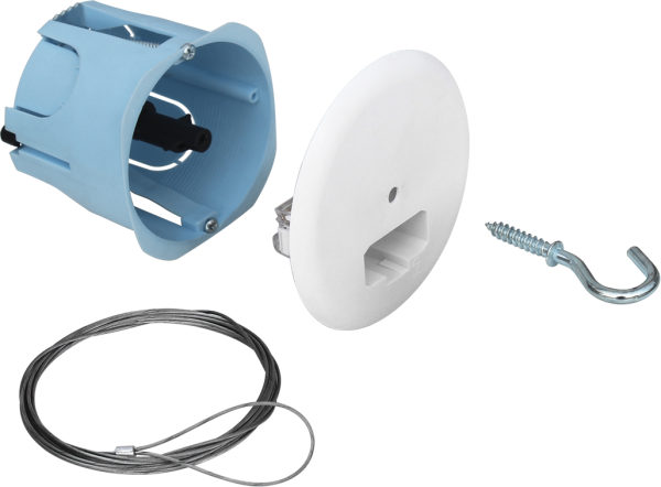 Kit DCL Eurohm point de centre + fil d'arrimage de 2M - diamètre 67 mm - Eurohm - 53080