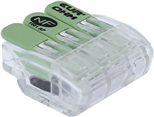 Borne à levier 3p 0,35 -2,5mm² - Eurohm - 70087