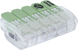 Borne à levier 5p 0,35 -2,5mm² - Eurohm - 70088