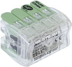 Borne à leviers 8p, 0.2-2.5mm² - Eurohm - 70089