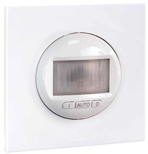 Square inter auto 2 ou 3 fils (méca+plaque+griffes) blanc - Eurohm - 91143301