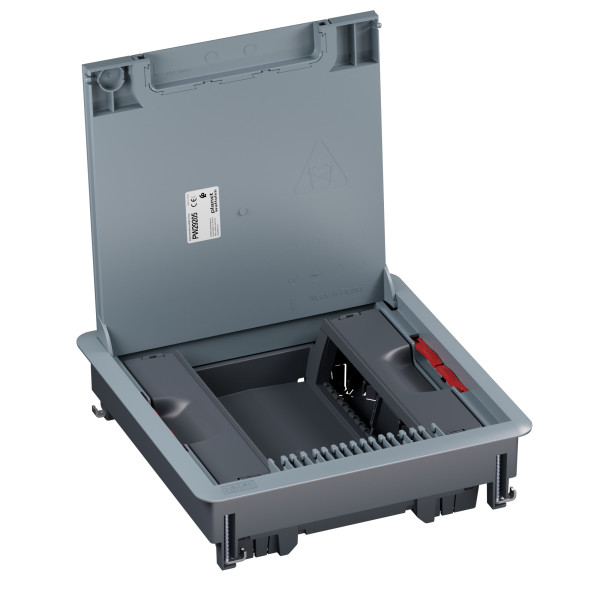 Boîte de sol logix couvercle recouvrant plastique plancher technique 16 mod. vt - Planet Wattohm - PW29205