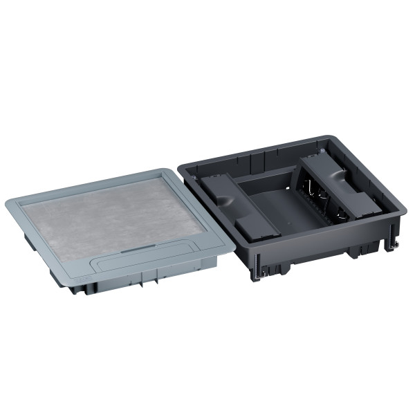 Boîte de sol logix couvercle recouvrant plastique plancher technique 16 mod. vt - Planet Wattohm - PW29205