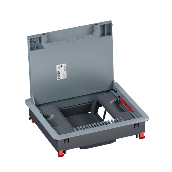 Boîte de sol logix couvercle recouvrant plastique béton 12 modules vt - Planet Wattohm - PW29213