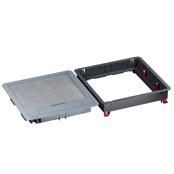 Trappe de visite logix couvercle recouvrant plastique béton 286x286mm - Planet Wattohm - PW29217