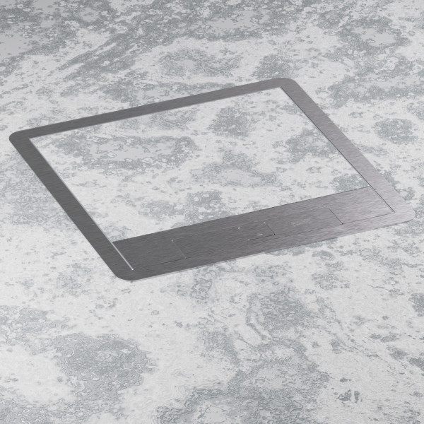 Boîte de sol logix couvercle recouvrant métal plancher technique 16 modules vt - Planet Wattohm - PW29223