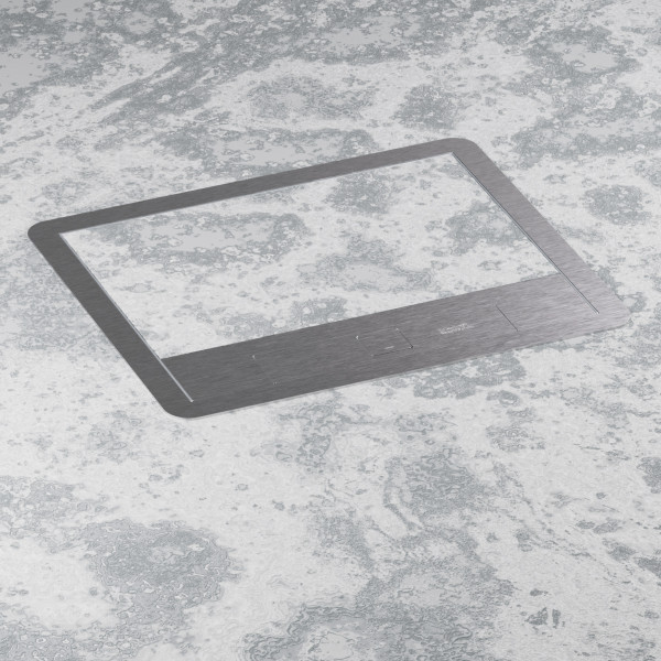 Trappe de visite logix couvercle recouvrant métal plancher technique 241x286mm - Planet Wattohm - PW29225