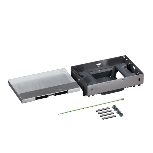 Boîte de sol logix affleurant métal béton 8 modules vt - Planet Wattohm - PW29248