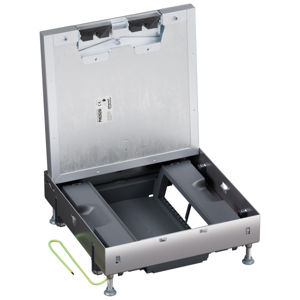 Boîte de sol logix affleurant métal béton 16 modules vt - Planet Wattohm - PW29250