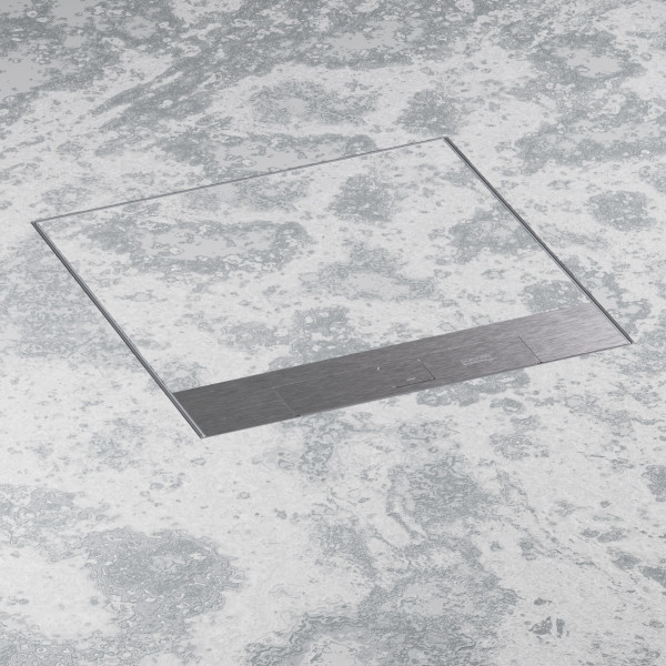 Boîte de sol logix affleurant métal béton 16 modules vt - Planet Wattohm - PW29250