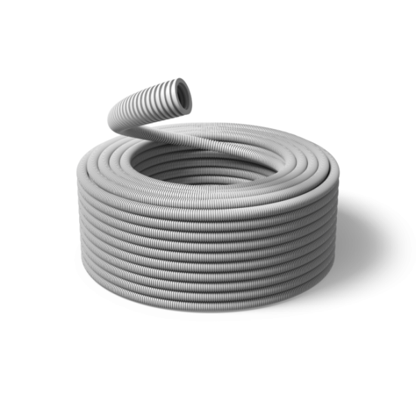 Gaine icta grise profiflex diamètre 25mm² couronne de 25m - PMFLEX - ICTA25FPF25