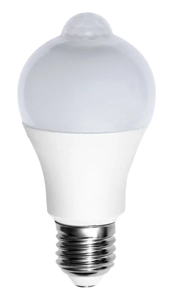 Lpe standard a60 sensor led smd e27 8w 3000k 720lm, cl.energ. f, 15000h - Aric - 20161