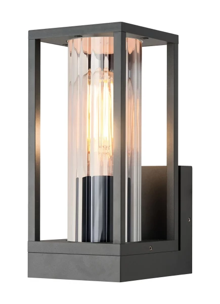 Fanny - applique mur ext. ip44 ik04, noir, e27 60w max., lpe non incl. - Aric - 3166