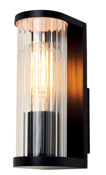 Magali - applique mur ext. ip44 ik04, noir, e27 60w max., lpe non incl. - Aric - 3169