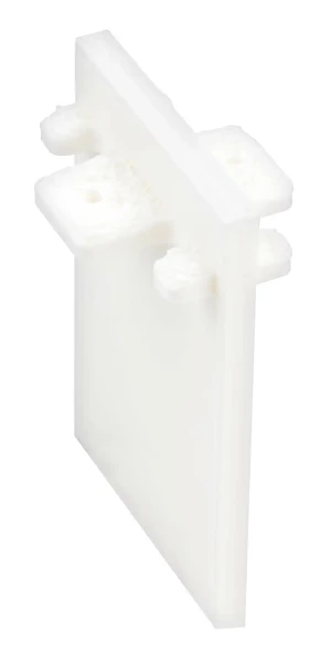 Éclisse pour linear 2 blanche, montage facile - Aric - 51448